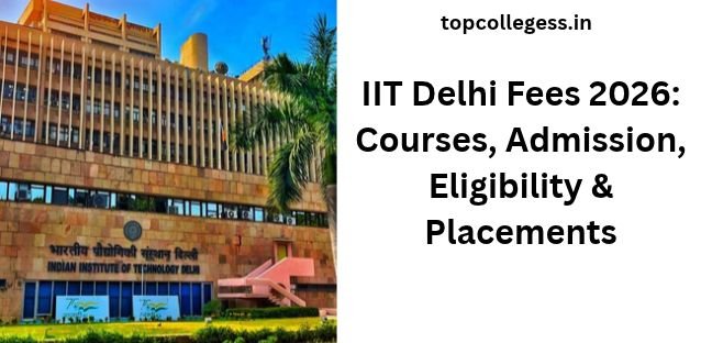IIT Delhi Fees 2026: Courses, Admission, Eligibility & Placements